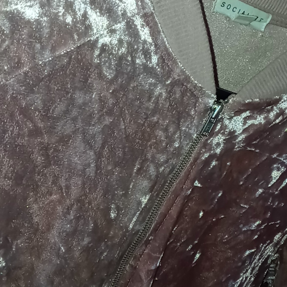 Socialite Velvet long sleeve shirt
